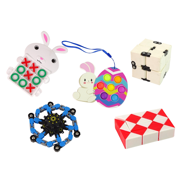 Påsk Sensory Fidget Toy Set - 36 Anti-Stress bitar