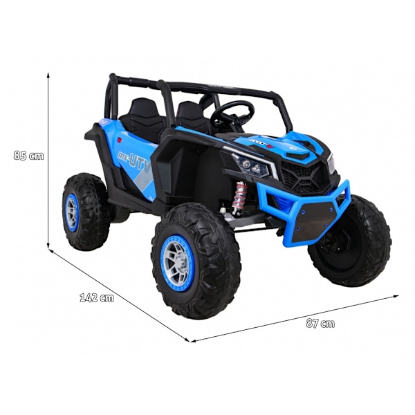 24V Kids UTV Buggy med fjernbetjening, LED-lys, MP3 og mere