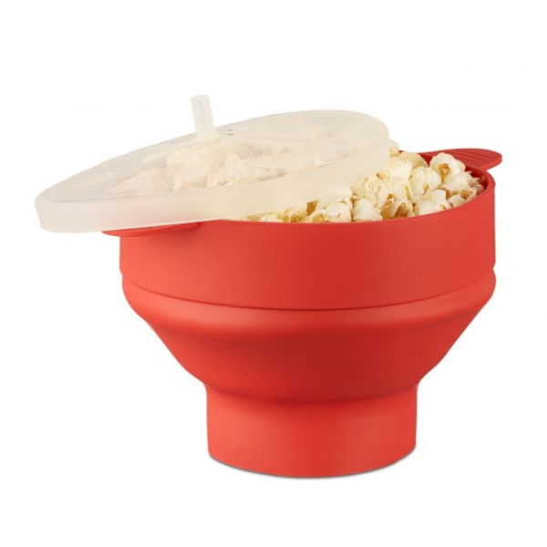 Popcornskål i silikon för mikron