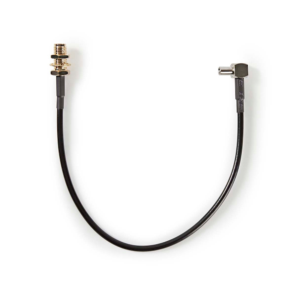 Antennekabel | SMA Hun | TS9 | Guldplateret | 50 Ohm | Enkelt afskærmet | 0.20 m | Runde | PVC | Sort | Box