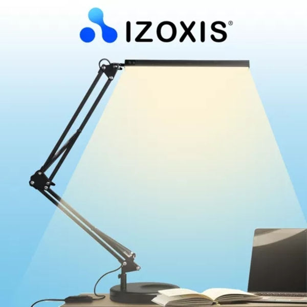 2-i-1 Izoxis 23503 skrivebordslampe