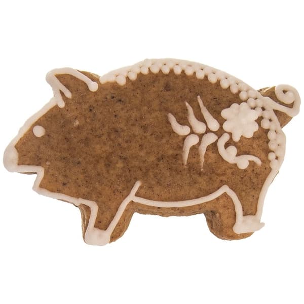 Pepparkaksform Gris Rostfritt Stål Diskmaskinsäker