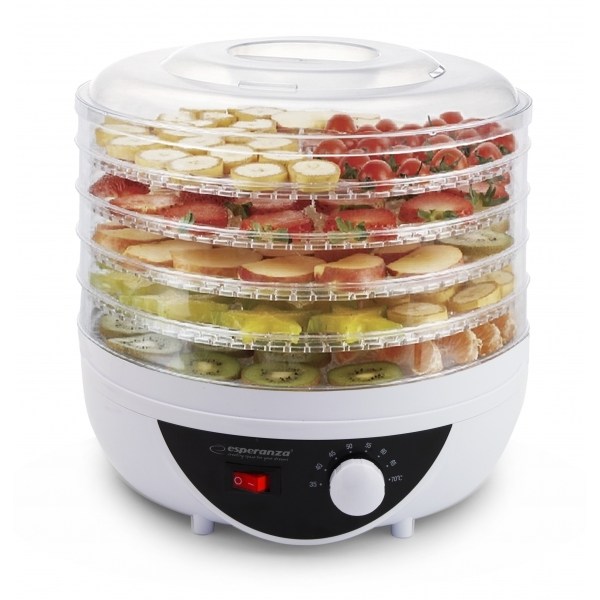 Esperanza Food Dehydrator sienille, hedelmille, vihanneksille, yrteille ja kukille Kantarellet