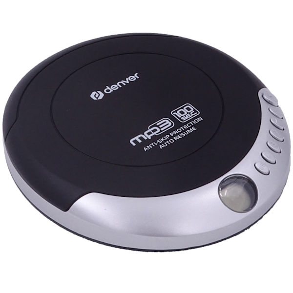 Discman. Genoptag og anti-jamming hukommelse.