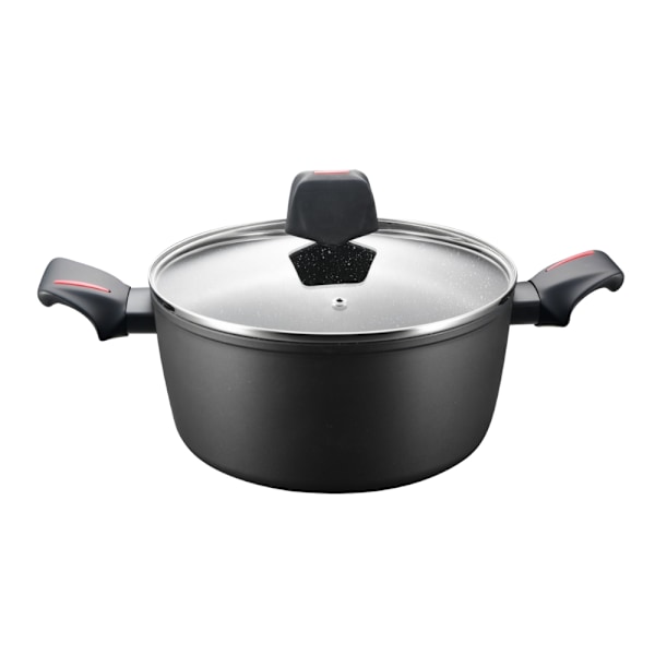 Royalty Line RL-FTN24: 24 cm painevalettu Greblon-marmorilla päällystetty vuoka - 4,5L
