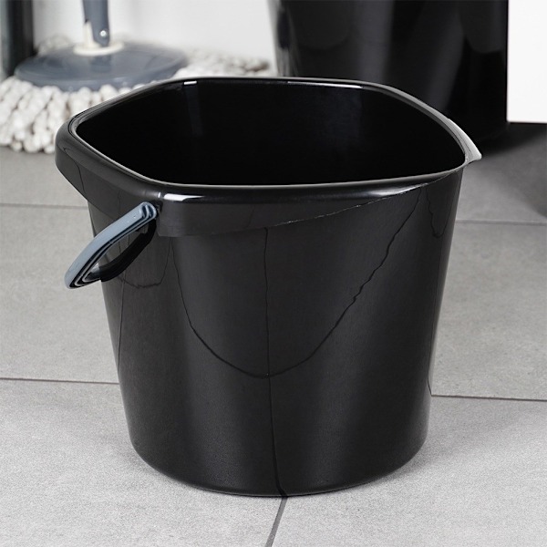 Sort plastspand 10 l