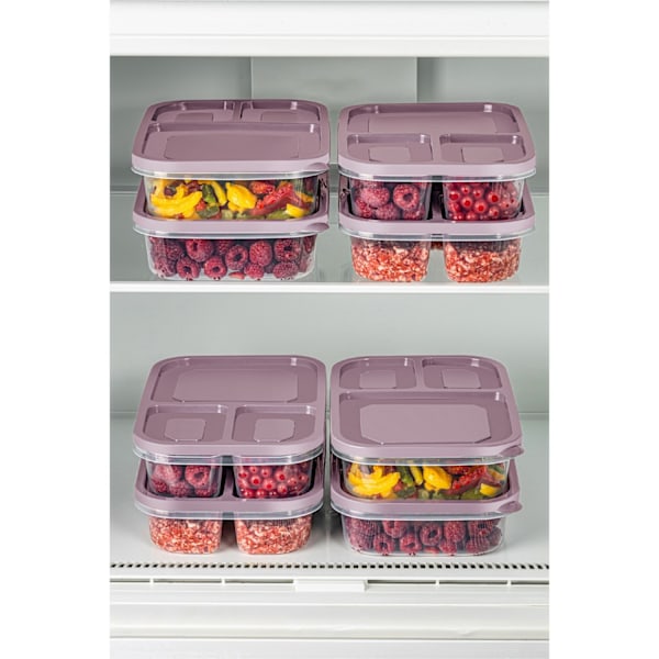Förvaringsbox Set (8 delar) 8Lidkdrtgn1 - 18 - Rosa