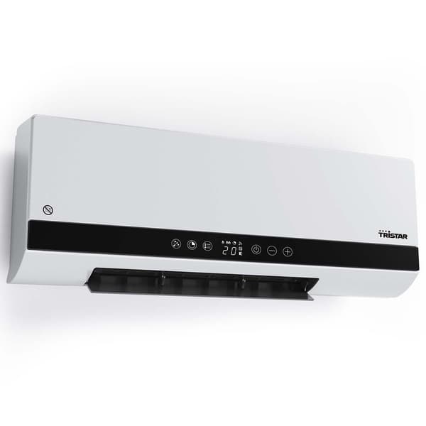 Väggmonterad keramisk värmare 2000W oscillerande