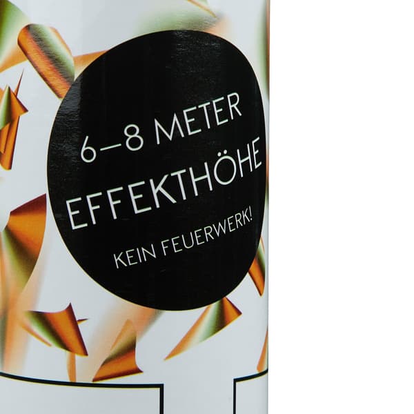 Konfettikanuuna 40 cm kultaa