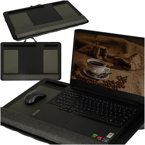 Laptop bordstativ sort