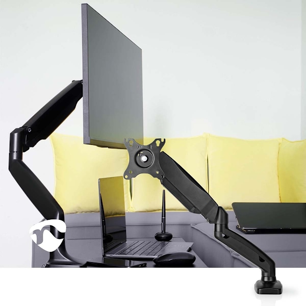 Monitorin Pöytäteline | Kaasujousi | 1 Näyttö(t) | 15 - 32 " | 75x75 / 100x100 | Täysin Säädettävä