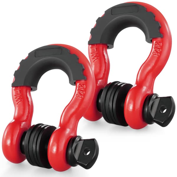 2-pack D-ringsschacklar, 7/8-tums skruvstift, 4,75T