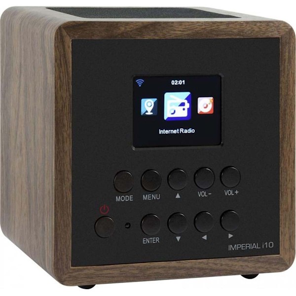 i10 Internet Radio Træ look | FM | DAB+ / Internet