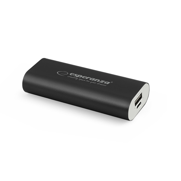 Esperanza Power Bank Hadron 4400Mah Sort