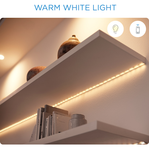 WiZ smart lampe, E27, indstillelig hvid - nuancer af hvidt lys, Wi-Fi, 2700-6500 K, 1521 lm