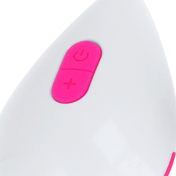 Ohmama - Textured Vibrating Egg 10 Modes Pink and White