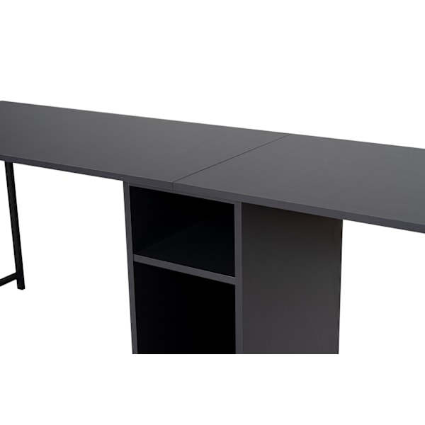 Study Desk Twin Study Desk - Antracit, Sort