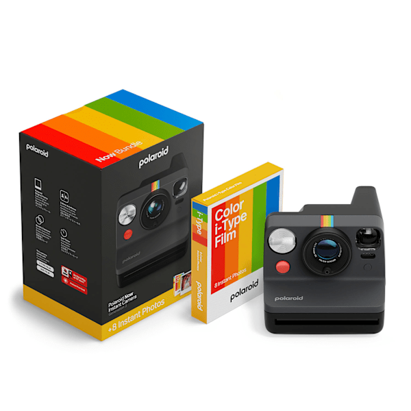 POLAROID Camera Now Gen. 3 E-box Musta