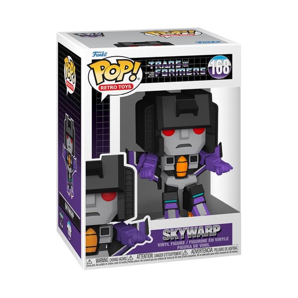 Transformers Skywarp Funko Pop Vinylfigur med Chase-variant