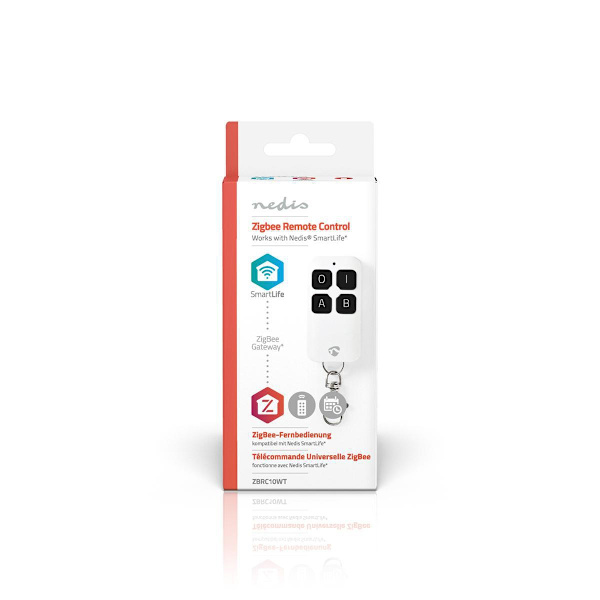 SmartLife Fjärrkontroll | Zigbee 3.0 | Antal knappar: 4 | Android™ / IOS | Vit