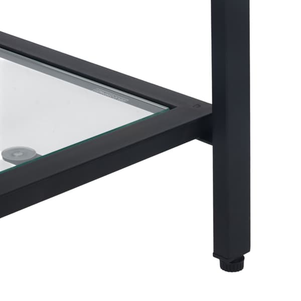 Konsolbord med 3 glashyllor – Modern design