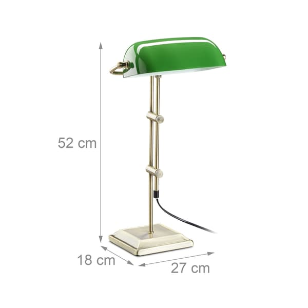 Grøn banker lampe