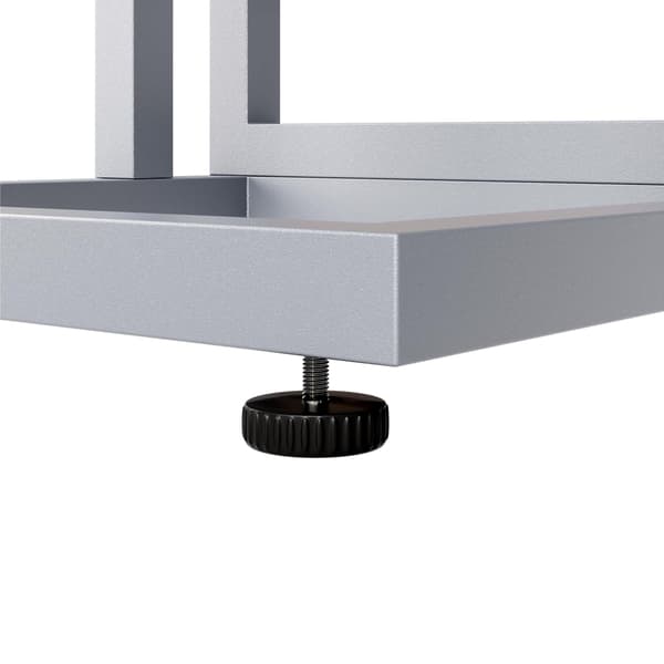 C-format sidobord, WPC-skiva, 66x50x40cm, inomhus/utomhus