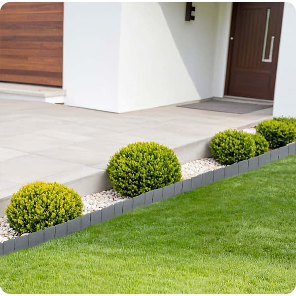 Plonos trädgårdsbård 250 cm PL-962 grå
