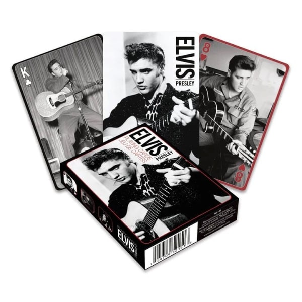Elvis Presley pelikortit mustavalkoinen