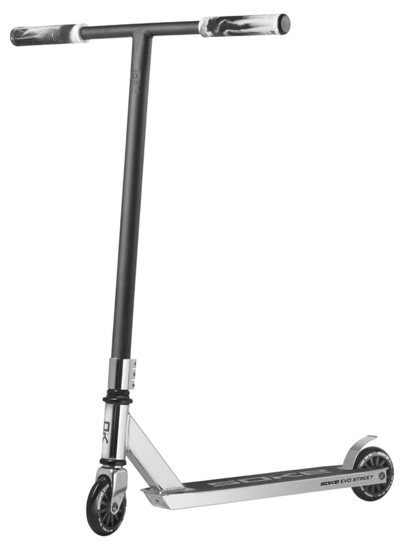 Temppuskootteri SOKE EVO Street Silver