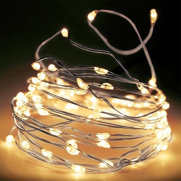 Juletræslys ledning 80 LED, 395 cm