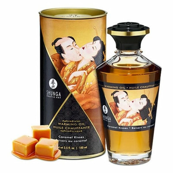 Erotisk massageolie Shunga Caramel (100 ml)