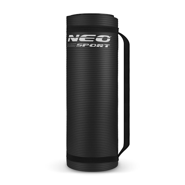 Paksu harjoitusmatto 183 x 60 cm Neo-Sport - musta (192300)
