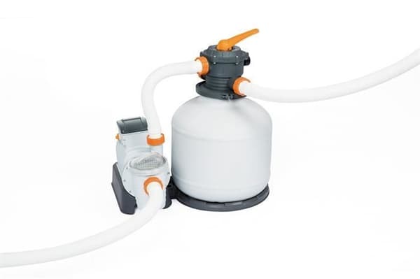 Poolsandpump 11355L/h, hög effektivitet, enkel installation