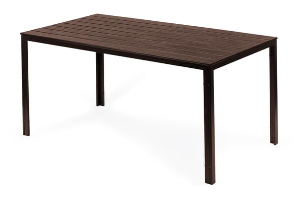 Trädgårdsserveringsbord 156 x 78cm Brun