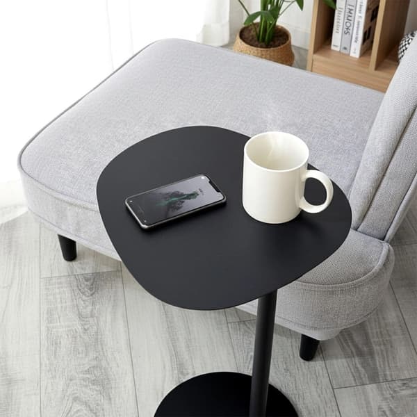 Sort metal sidebord – 35x25x53 cm