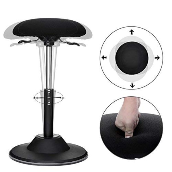 Ergonomisk aktiv siddestol med justerbar højde