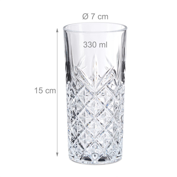 Long drink glas 6-pack