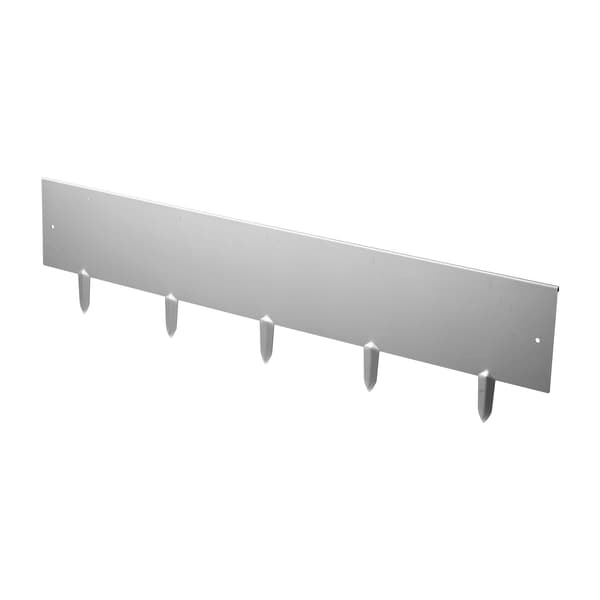 Cortenstålskantlist, 10-pack, 100 x 23 cm med kopplingar