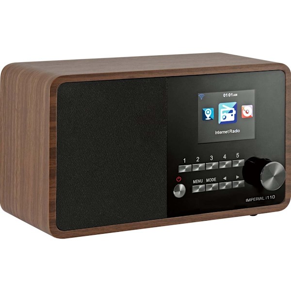 i110 WLAN-internetradio, jossa on mediasoitintoiminto Puinen ulkoasu