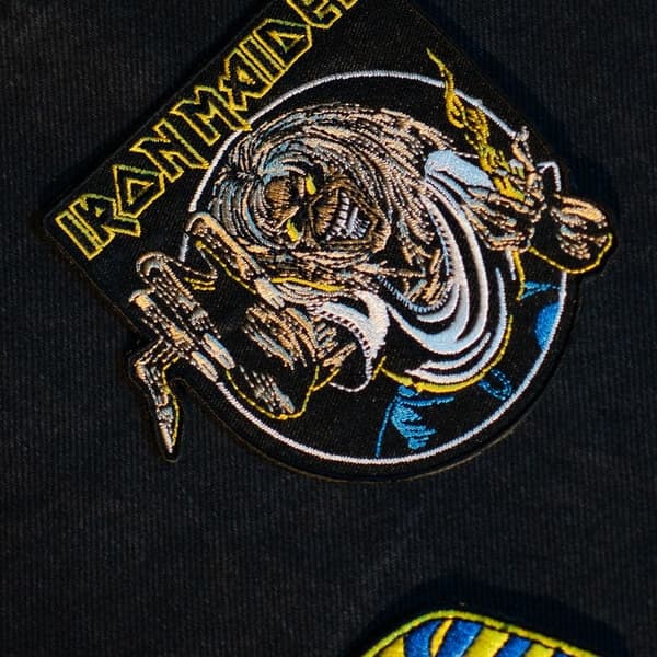Iron Maiden 3-delt sæt patches til jakker og tasker