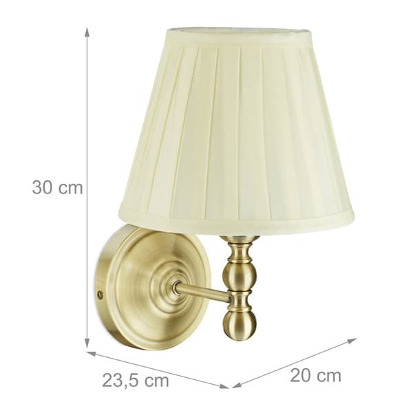 Antik vägglampa