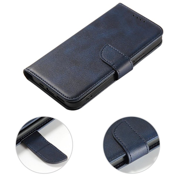 Kansi läppä ja lompakko Xiaomi Redmi Note 12 Pro+ Magnet Case siniselle