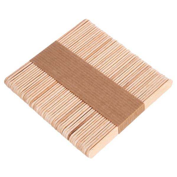 Træispinde, 50 stk. – bøgetræ, 9,5 cm