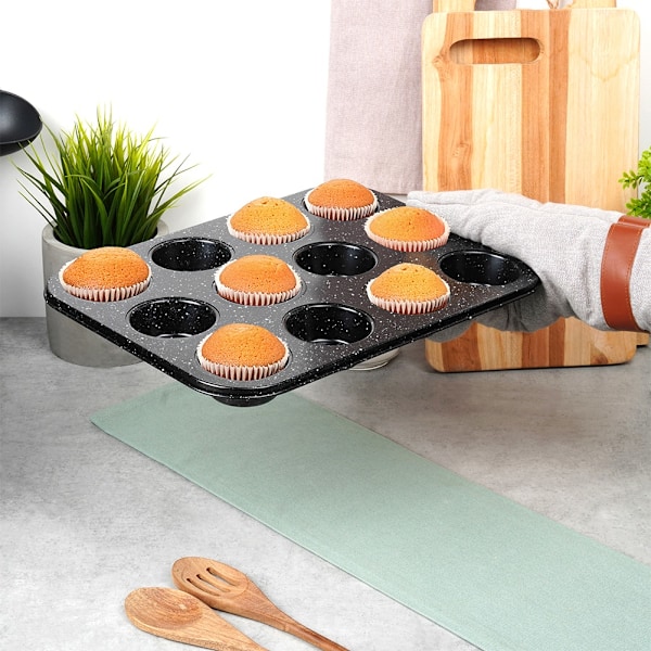 Granit muffinform 35x26,5 cm
