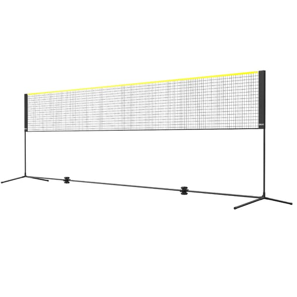 6 meter multisportnät, justerbar höjd, bärbar