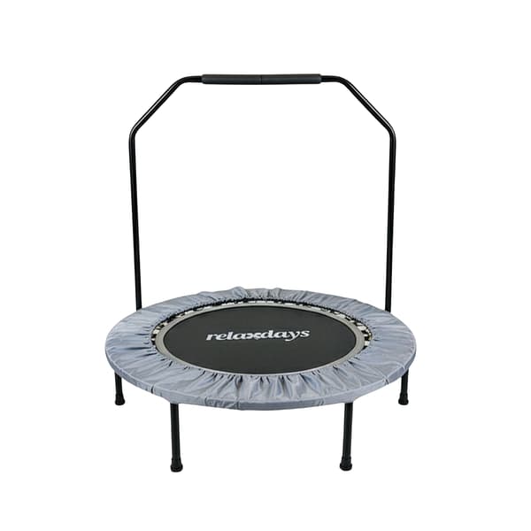 Minitrampolin med sikkerhedsstang, 102 cm diameter
