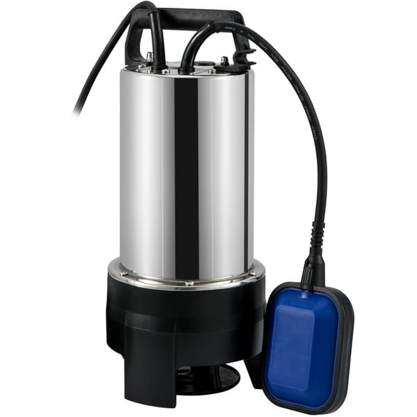 Dränkbar vattenpump 1100W, 20000L/h, flottörbrytare