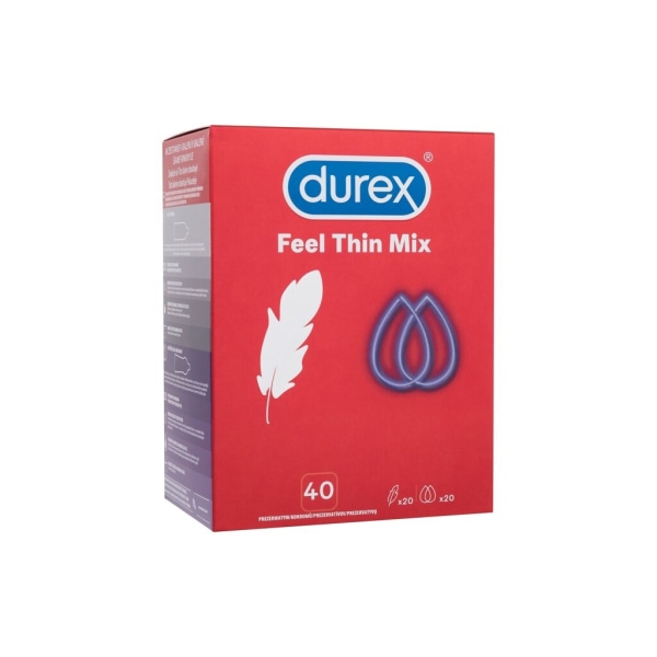 Durex - Feel Thin Mix - For Men, 40 pc