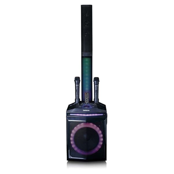 Festhøjttaler med Bluetooth, 120W RMS, LED-lys